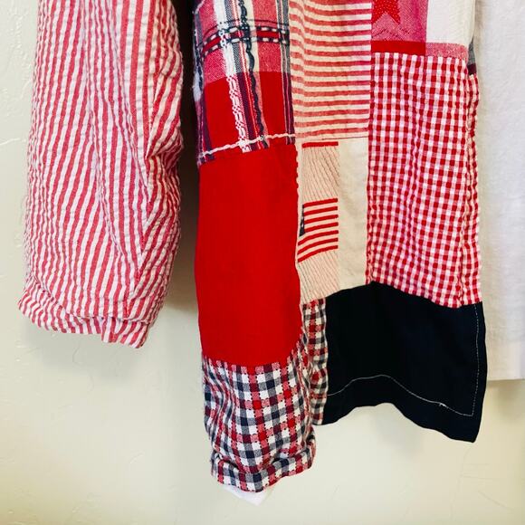 🔥VINTAGE American Flag Patchwork Jacket - Picture 5 of 10